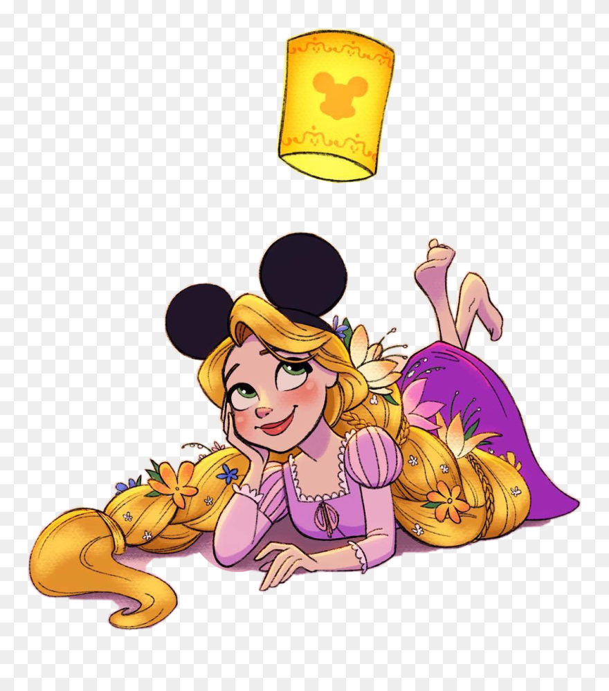 Rapunzel Tangled Mickeyears Cute Drawing - Cute Disney Drawings Princess Rapunzel Clipart