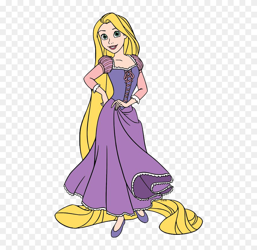 Tangled Transparent - Cartoon Picture Of Rapunzel Clipart
