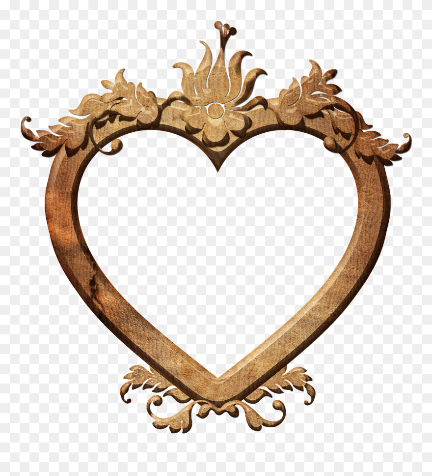 Heart Photo Frame Png Hd Clipart