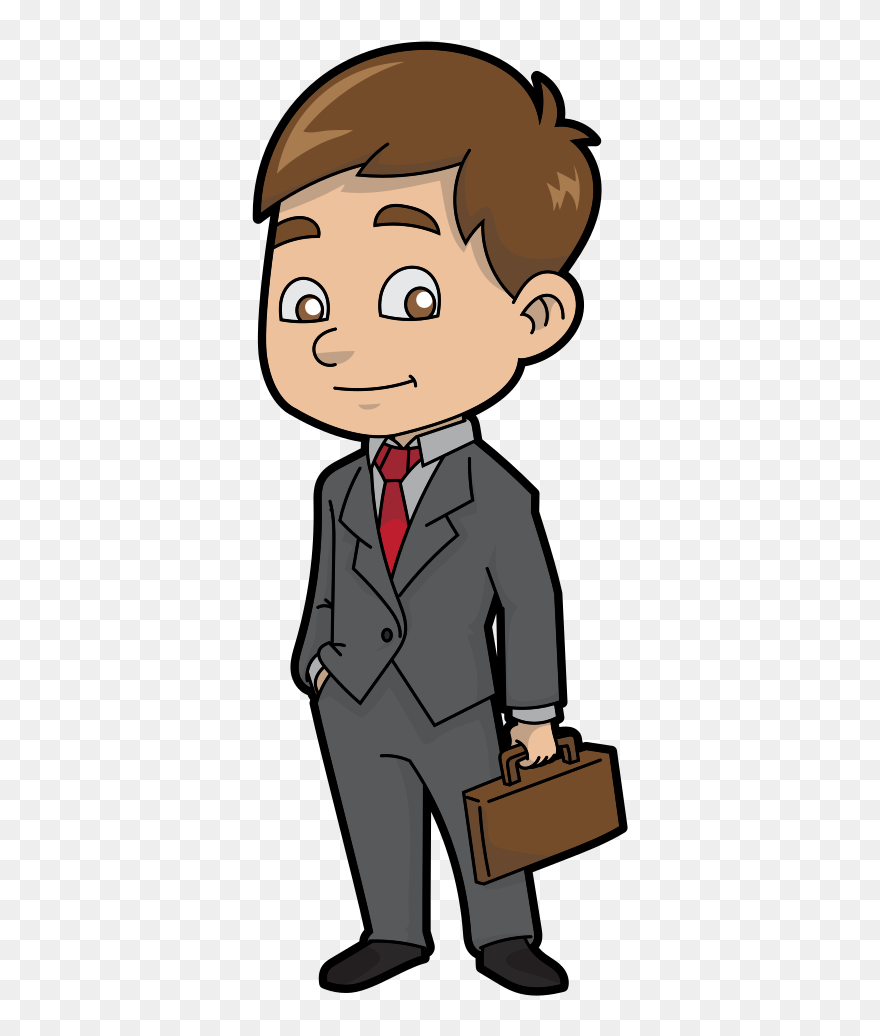 Cartoon Picture Of A Businessman Clipart