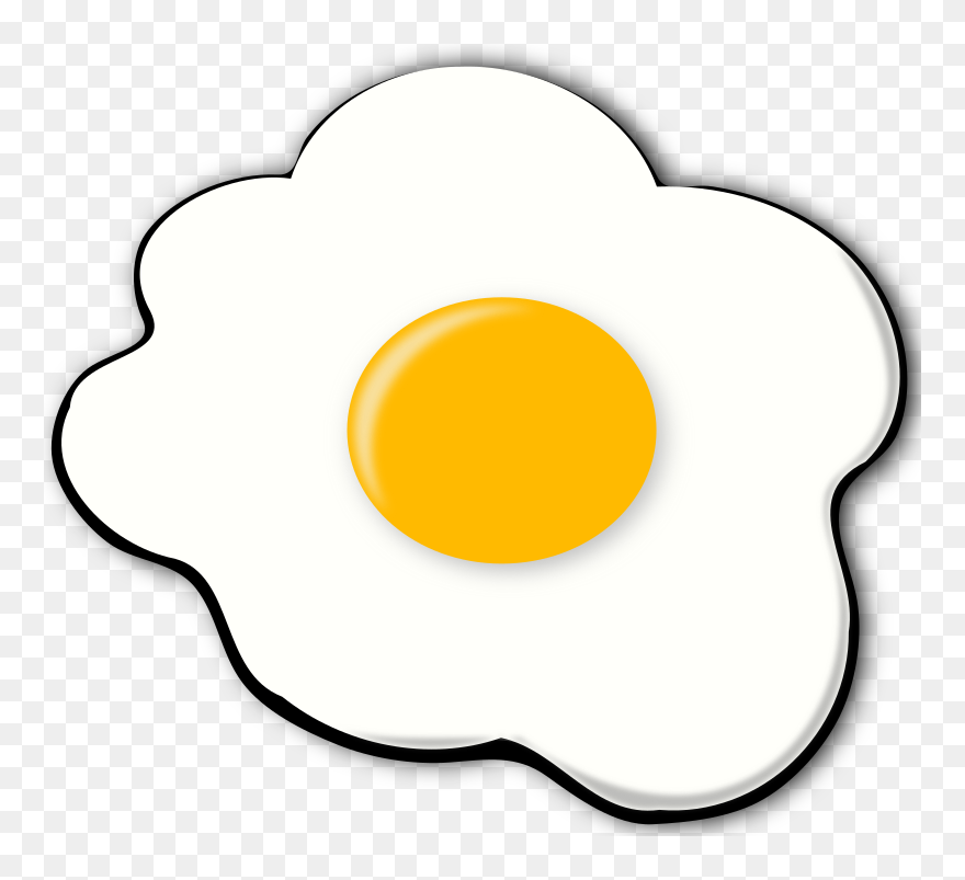 Jajko Egg Medium Image - Sunny Side Up Clipart - Png Download