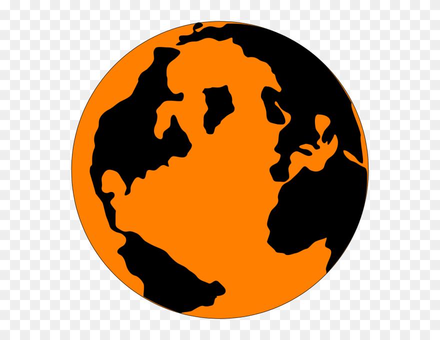 Hjkh Png Clip Art - Globe Clipart Black And White Png Transparent Png