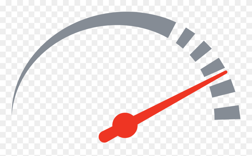Transparent Background Speedometer Clipart - Png Download
