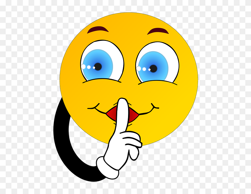 Emoji Quiet Clipart - Png Download