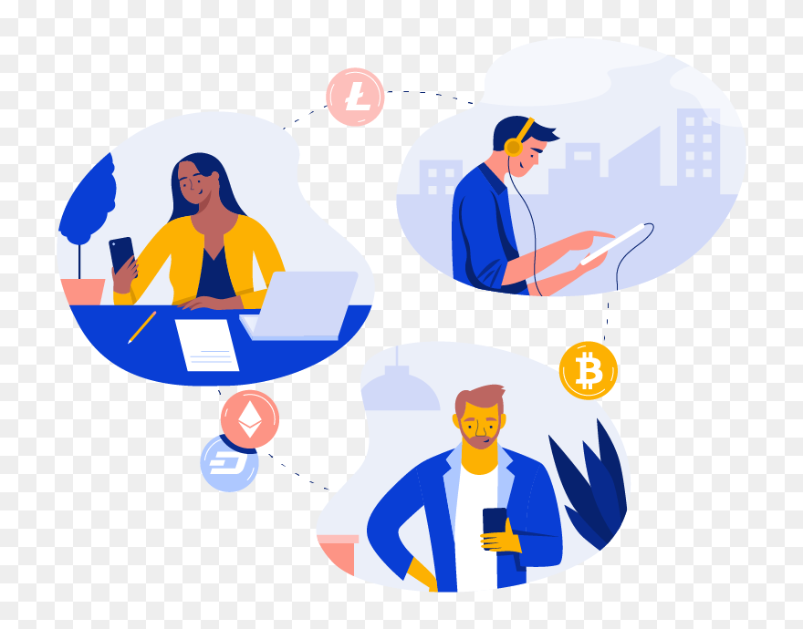 Connecting Everyday People Clipart