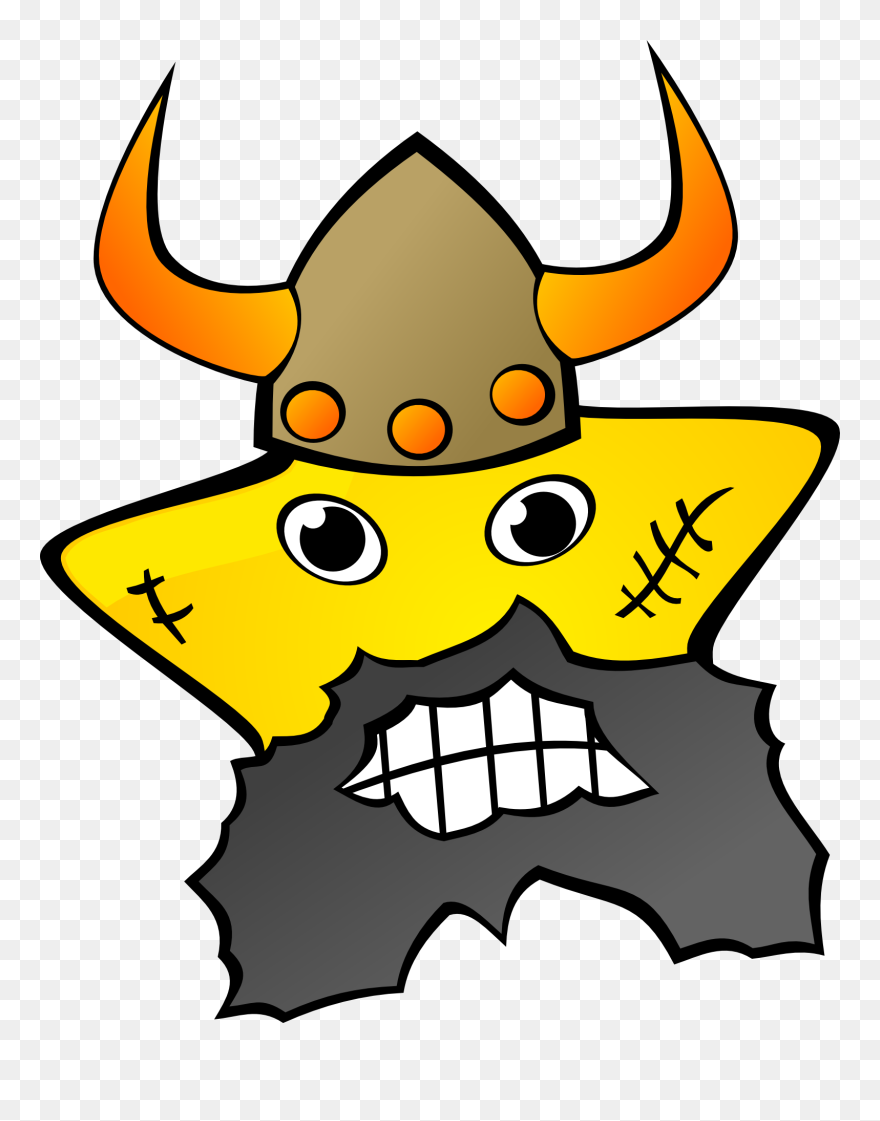 Barbar, Viking, Man, Star, Person, Yellow, Bear - Arti Kata Bar Bar Clipart