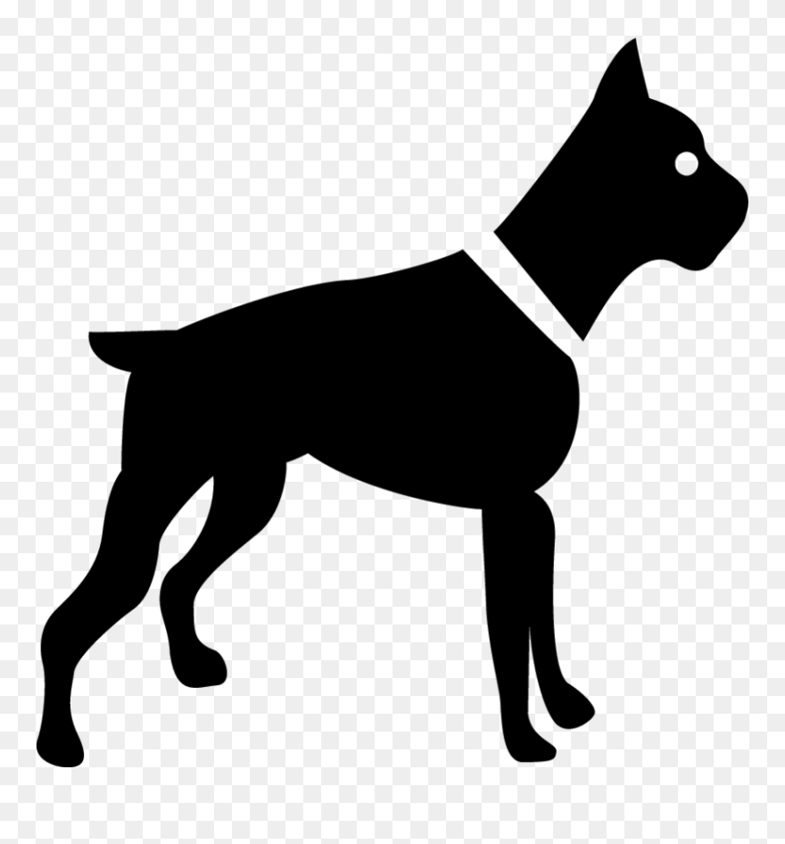 Boxer Clip Art - Silhouette Goat Outline - Png Download