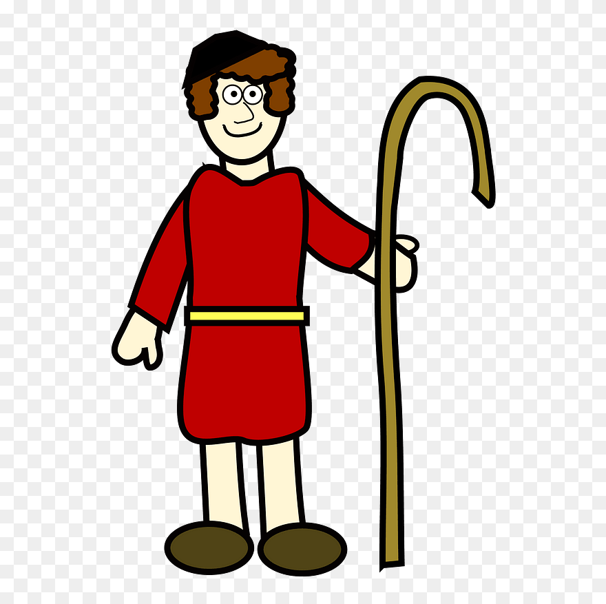 Shepherd Boy Clipart - Transparent Shepherd Clipart - Png Download