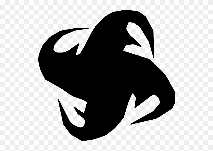 Whirlwind Silhouette - Clip Art - Png Download