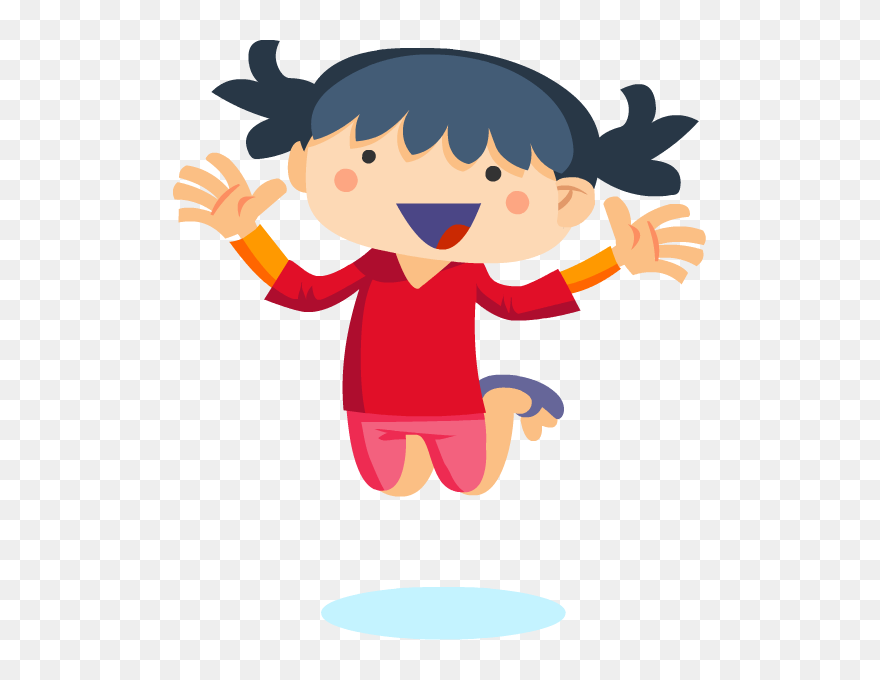 Jump Up And Down Cartoon Clipart