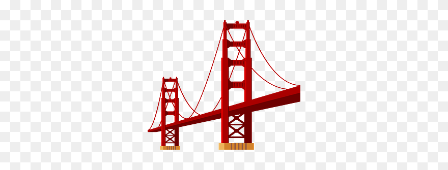 Golden Gate Bridge Clipart