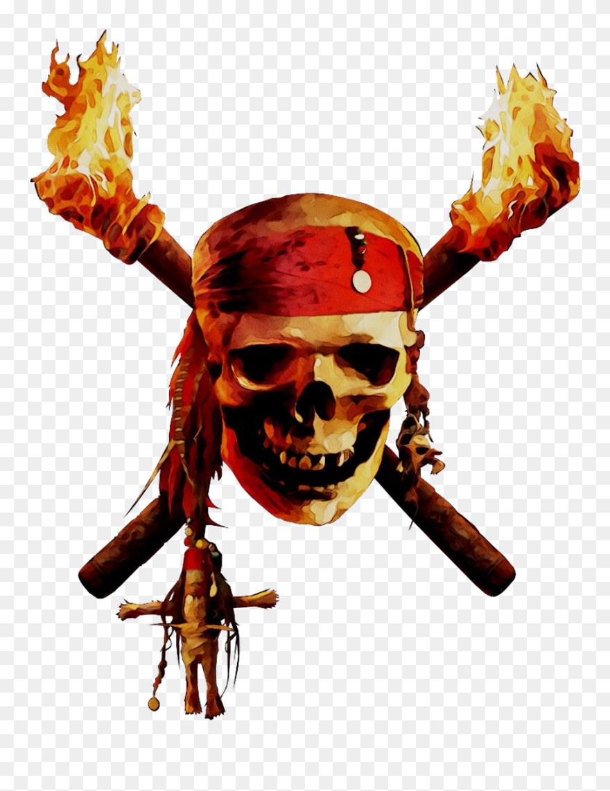 Copyright Infringement Skull Pirate Truth - Illustration Clipart