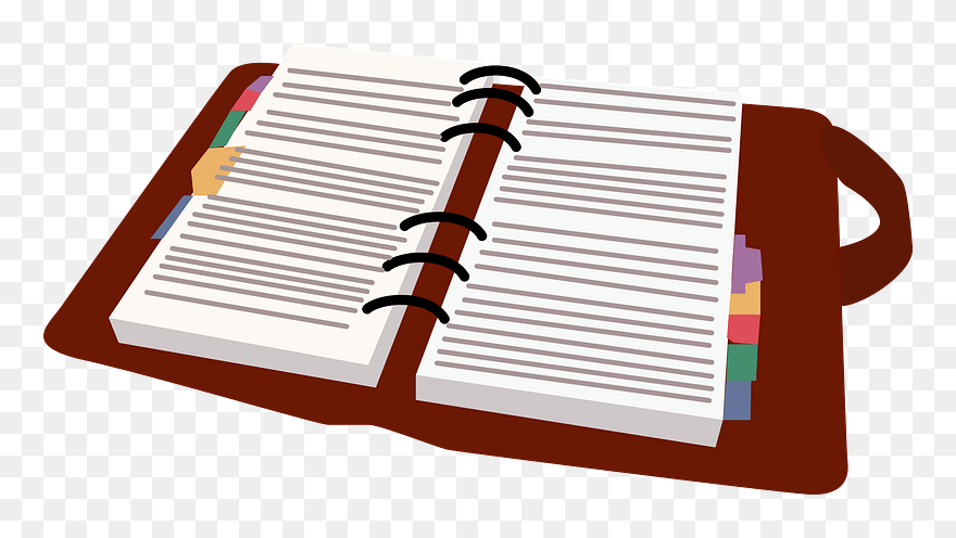 Dayplanner Clipart - Day Planner Clip Art - Png Download