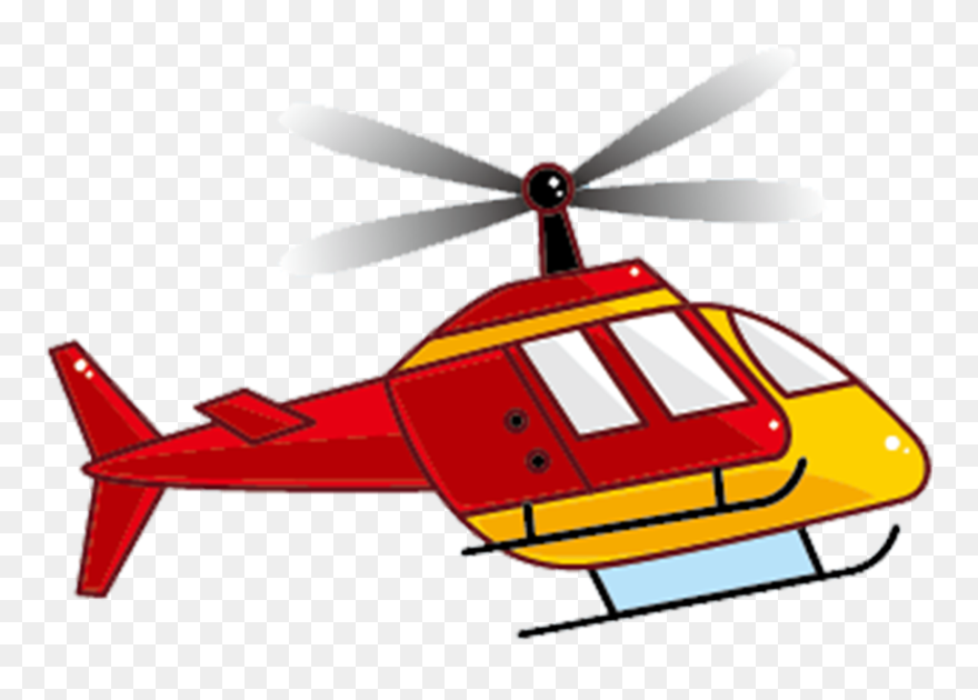 Helicopter Rotor Airplane - Helicopter Clipart - Png Download