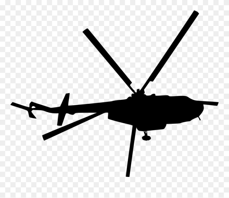Army Helicopter Clipart Jet - Apache Helicopter Vector Png Top Transparent Png