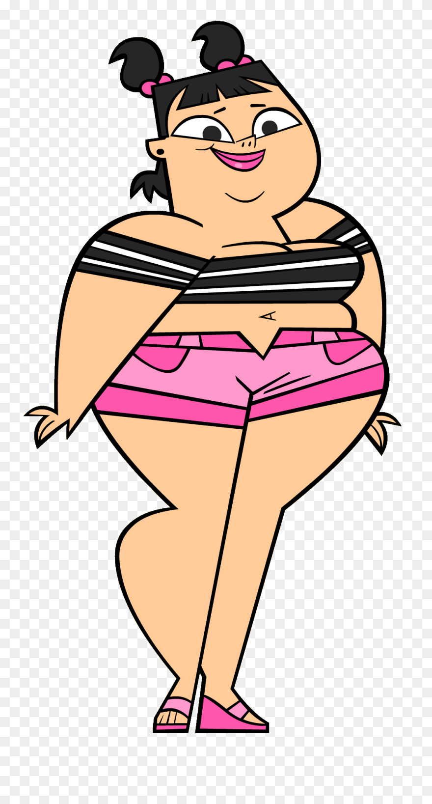 Legs Clipart Binti - Total Drama Island Fat Girl - Png Download