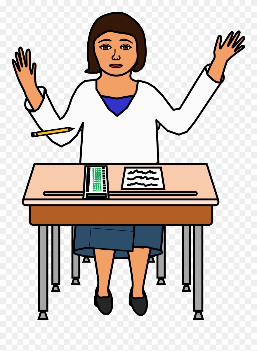 Transparent Clipart Pencils - Pencil On The Table - Png Download