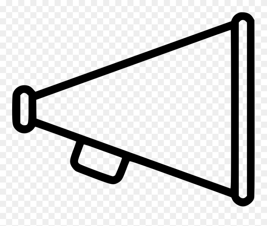 Megaphone Speaker Talk Advertise Loud Promote - Megaphone Transparent Background Clipart