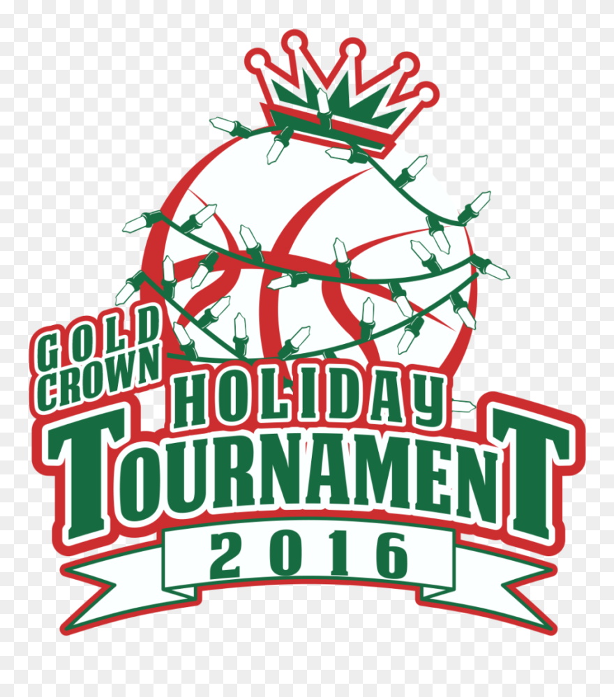 Basketball Clipart Winter - Holiday Basketball Tournament Logo - Png Download
