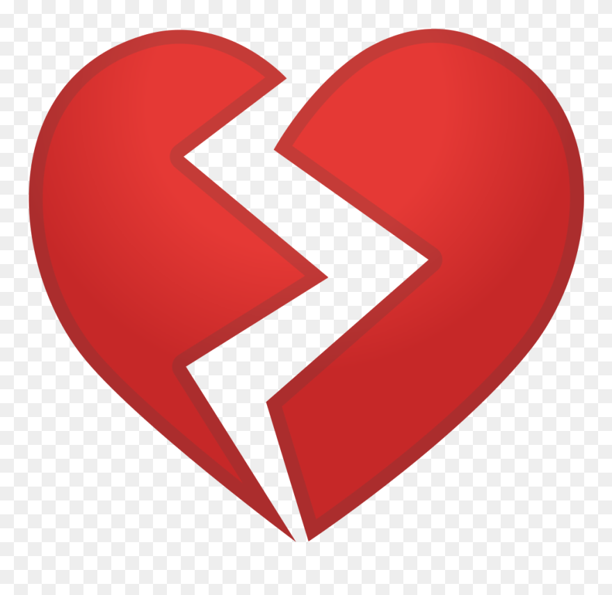 Download Heart Broken Love Emoticon Emoji Free Clipart - Broken Heart Icon Png Transparent Png