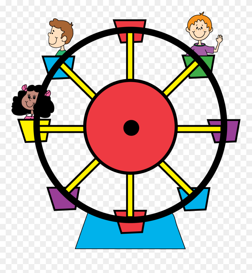 Ferris Wheel Pictures Clip Art - Clip Art Ferris Wheel - Png Download