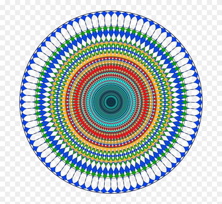 Symmetry,area,circle - Free Cross Stitch Circle Border Pattern Clipart