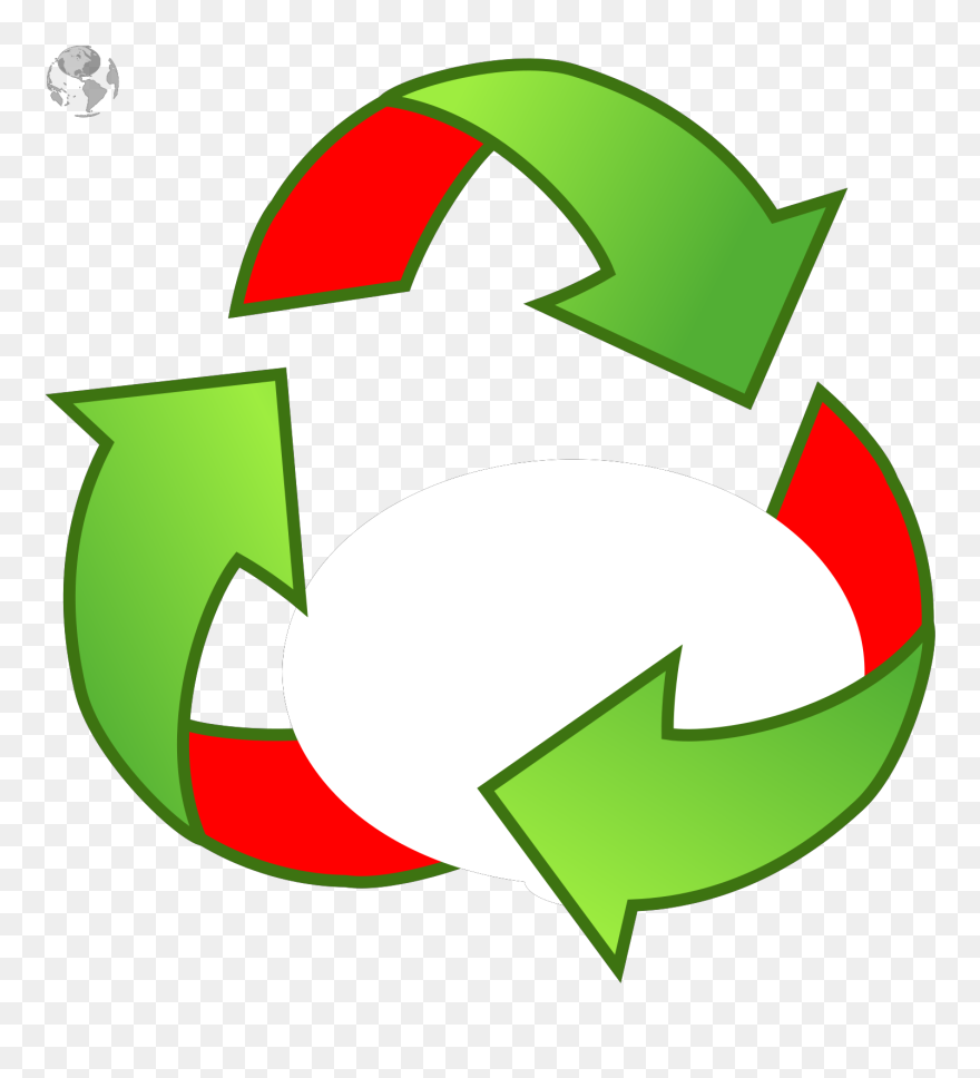 Earth Drawing With Recycle Clipart