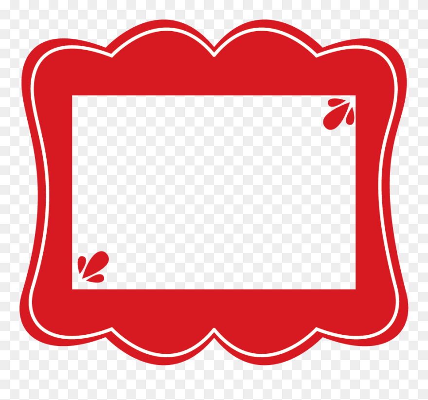 Red Frames - Red Frame Clipart - Png Download