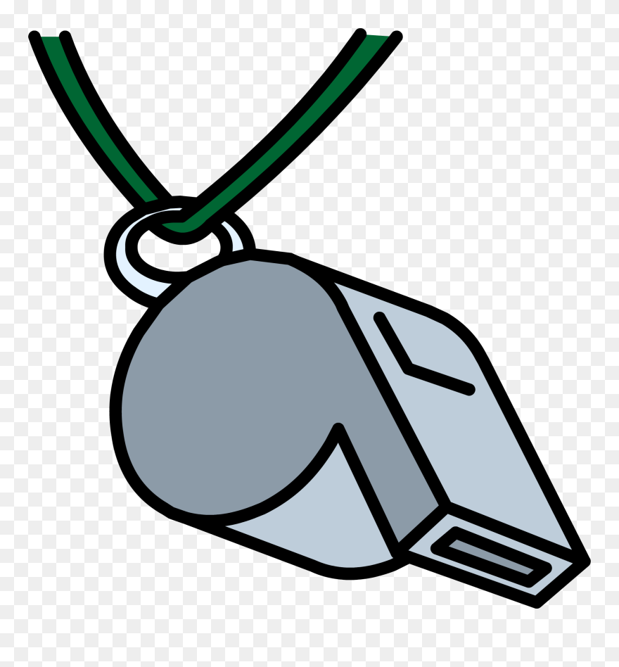 Transparent Referee Whistle Clipart - Whistle Clipart Png