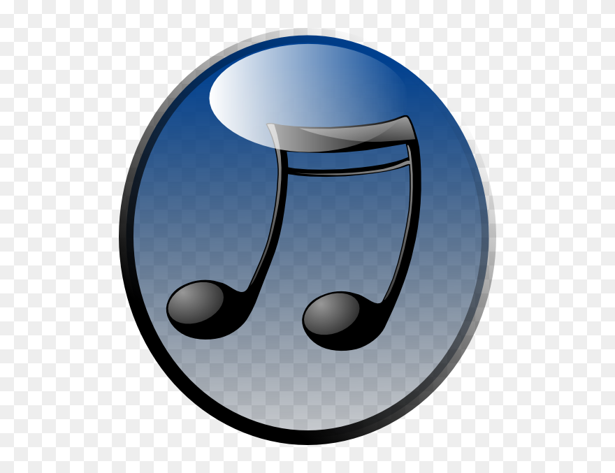 Music Button Sm Clip Art At Clker - Music Button - Png Download
