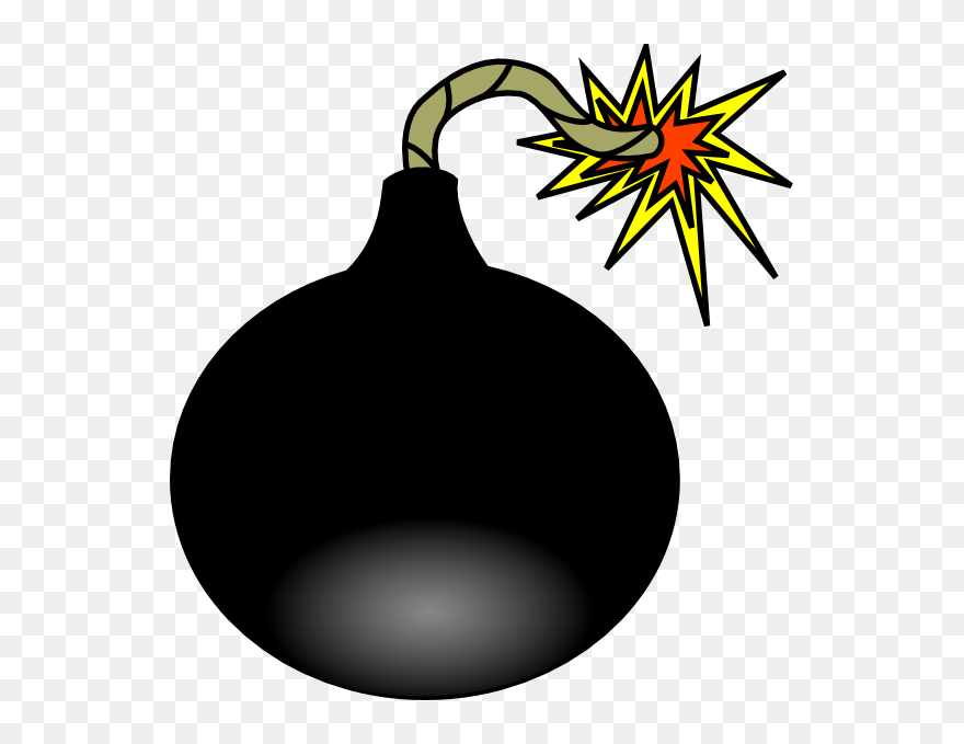Atomic Bomb Cartoon - Bomb Clip Art - Png Download