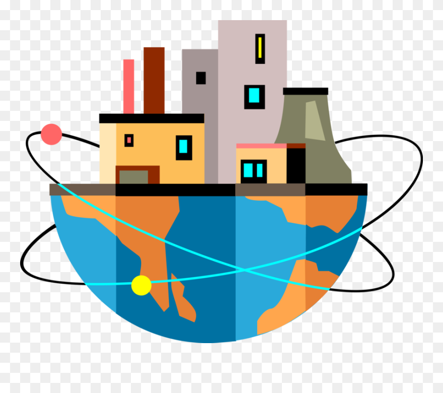 Vector Illustration Of Atomic Energy Nuclear Power - Atomic Energy Images Hd Clipart