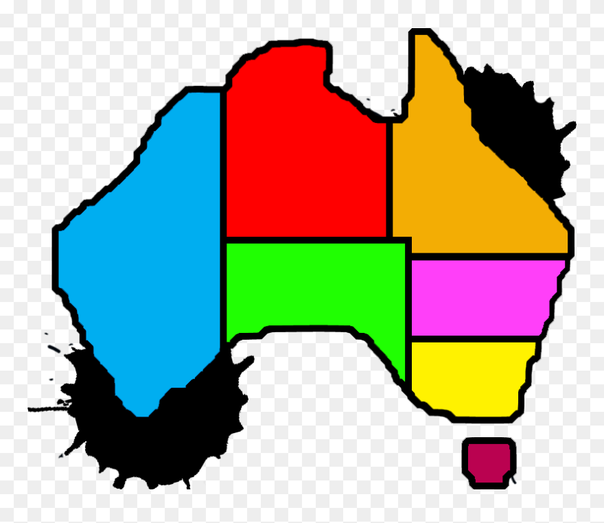 Mapimg - South Australia Map For Kids Clipart
