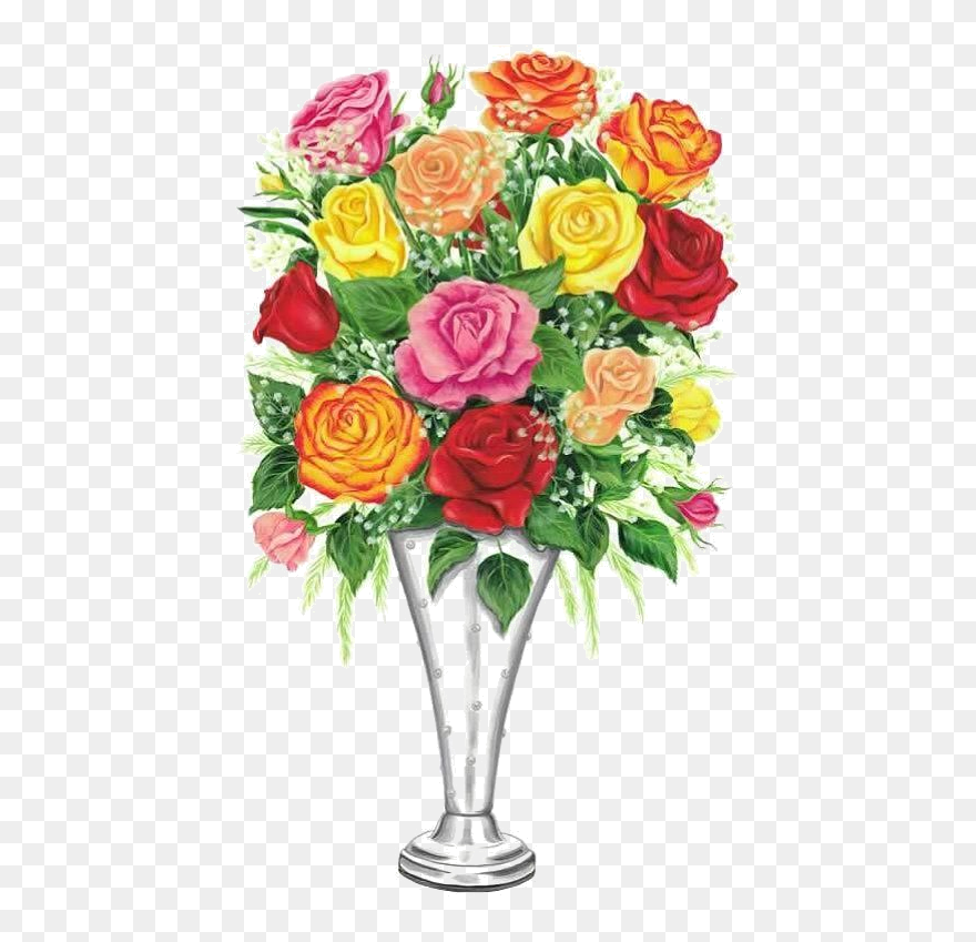 Transparent Flower Vase Clipart - Beautiful Flower Images Download - Png Download