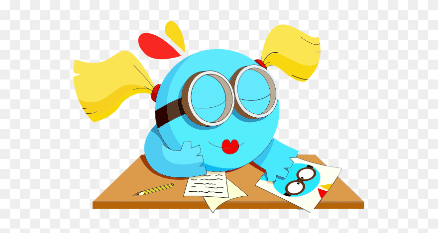 Schoolgirl In Love - Clip Art - Png Download