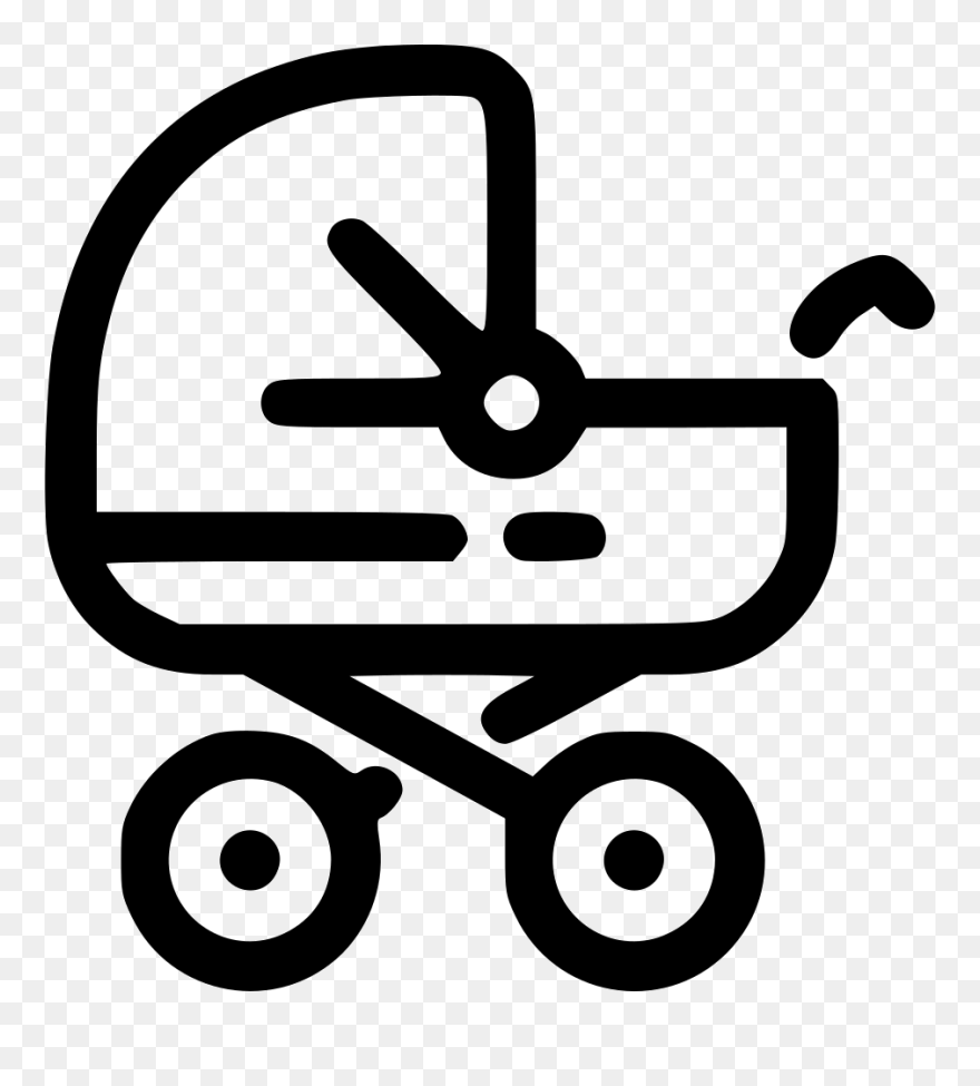 Baby Carriage Svg Png Icon Free Download - Baby Carriage Png Free Clipart