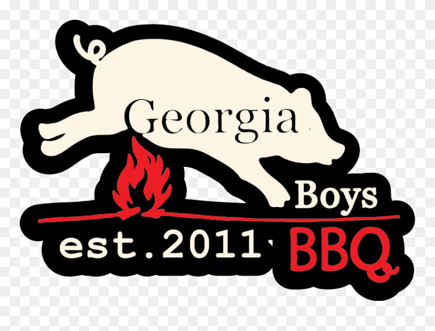 Georgia Boys Bbq Clipart