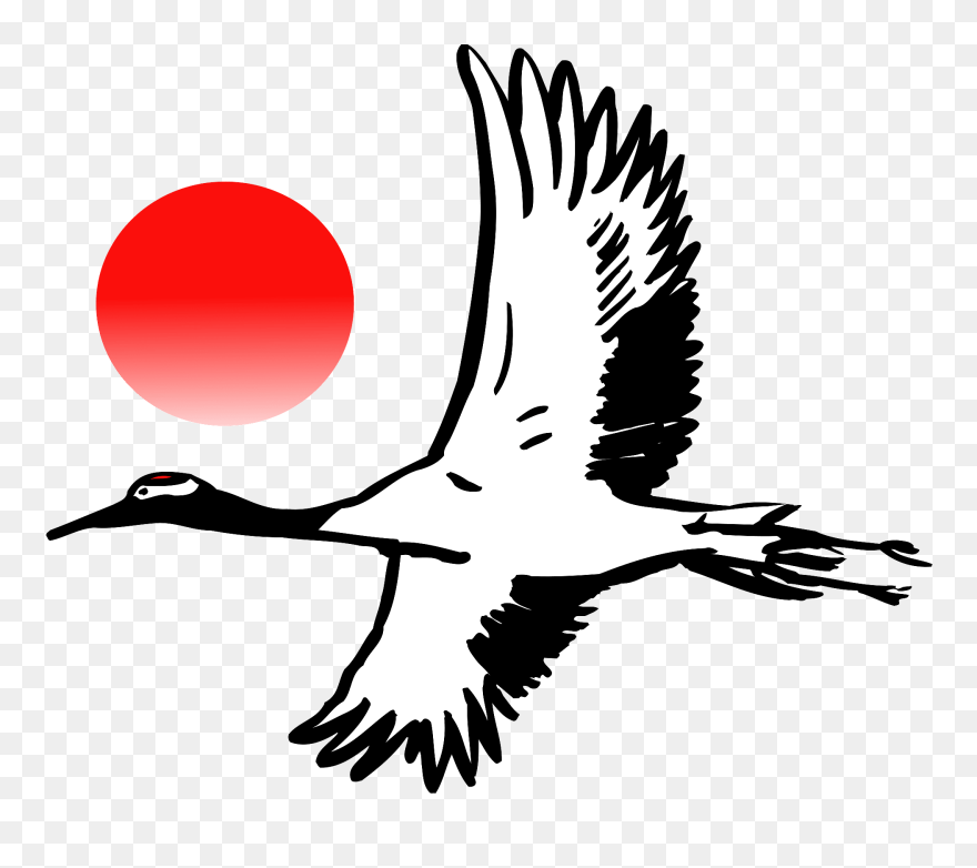 フリー 素材 新年 鶴 Clipart