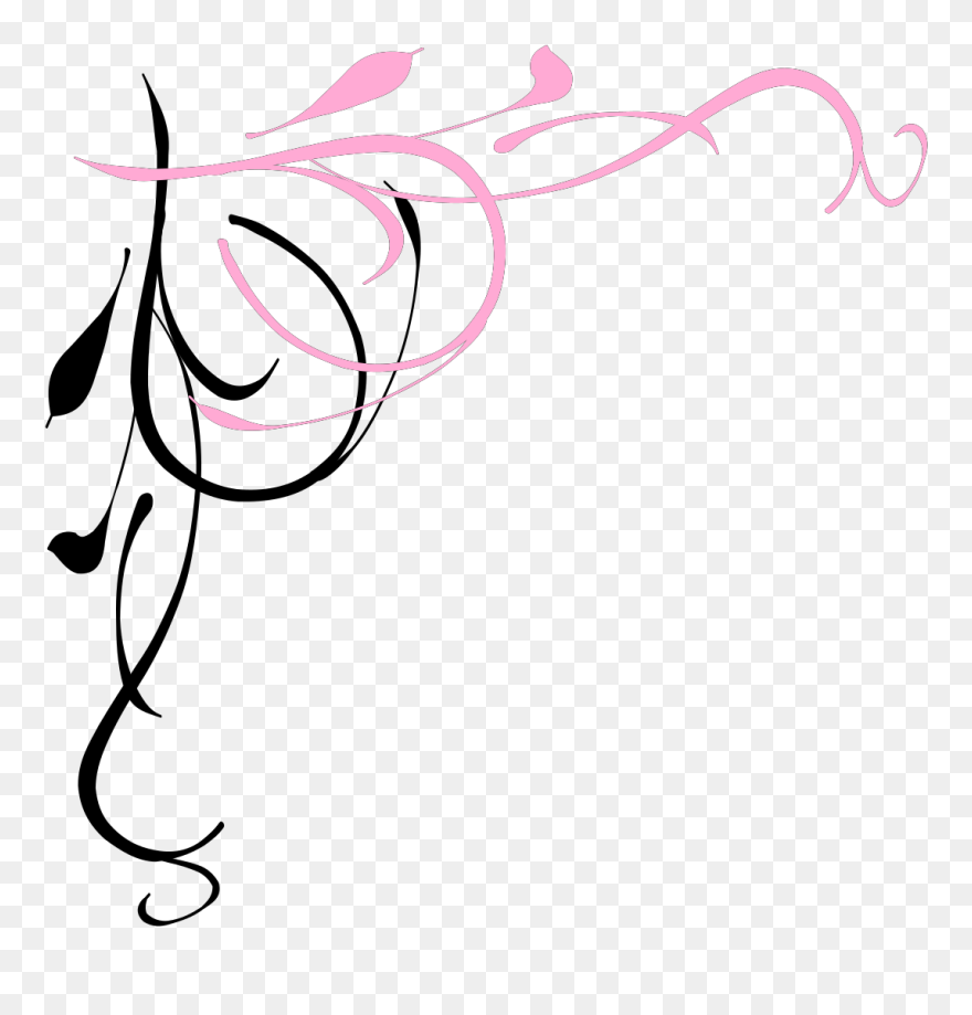 Blue Page Border Designs Clipart