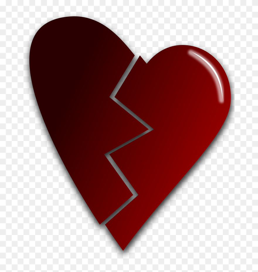 Broken Heart Vector Clipart Vector Clip Art Free - Png Download