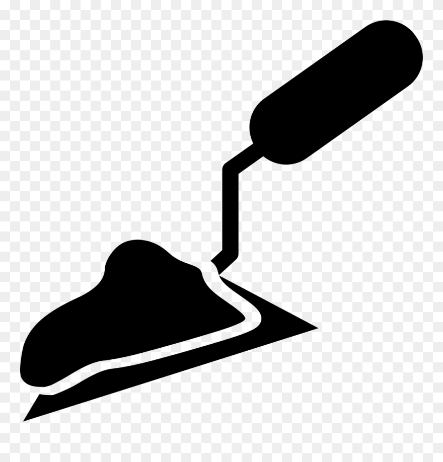 Trowel Vector Concrete - Building Material Icon Png Clipart