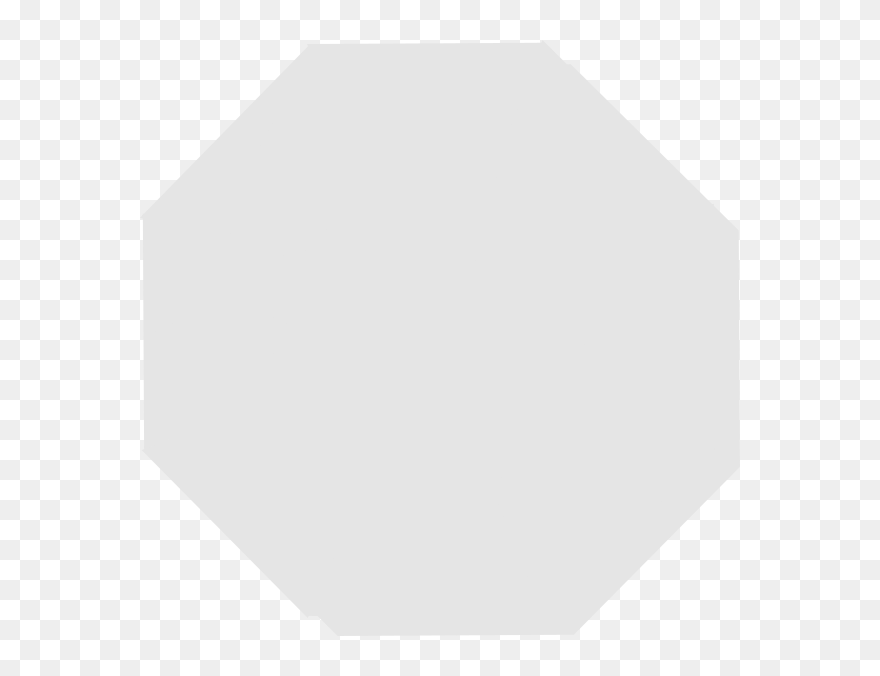 White Octagon Transparent Clipart