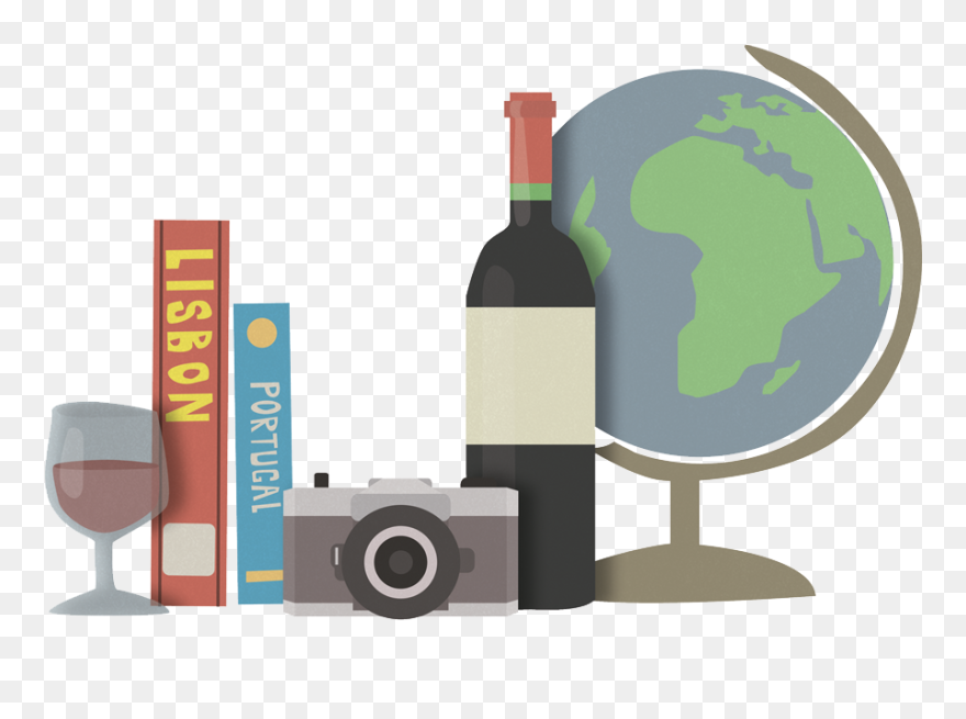 Matte Clipart Field Trip - Wine Bottle - Png Download