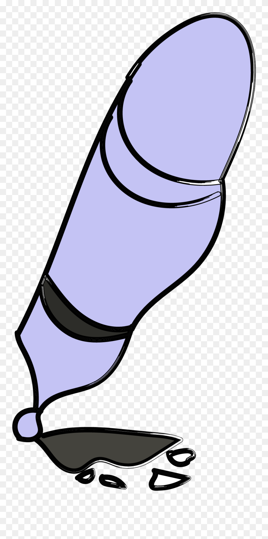 Calligraphy Pen Back View Clipart Png Transparent Png