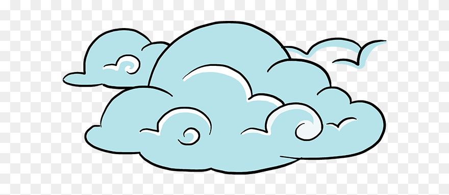 How To Draw Clouds Clipart