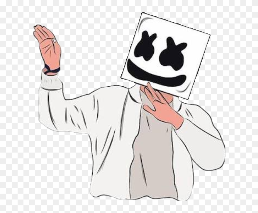 #marshmallow #doodle #cute #sticker #sweet - Doodle Marshmallow Clipart