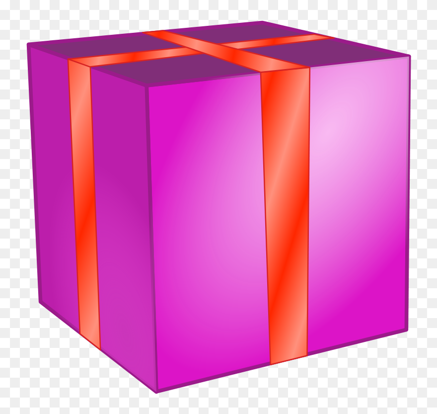 Present T Bag Clipart Free Images - Gift Box Without Bow - Png Download