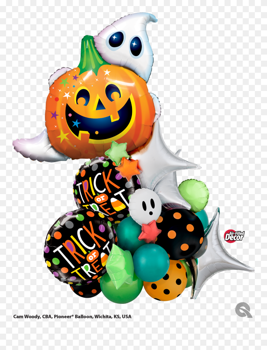 33 Jack N Ghost Foil Balloon Clipart