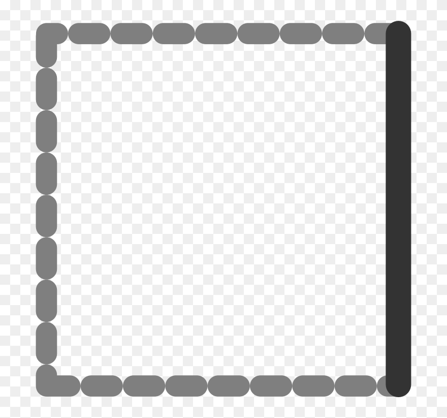Grey Border Lines - Black-and-white Clipart