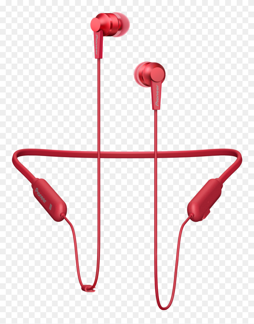 Pioneer Se C7bt In Ear Headphones (carmine Red) - Pioneer Se C7bt Clipart